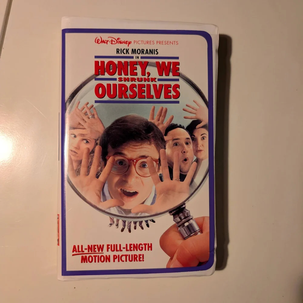 Disney Honey, We Shrunk Ourselves VHS - Red, White, Blue